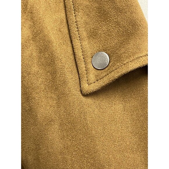 Style & Co Women's  Brown Faux Suede Moto Jacket Size Large - Picture 4 of 16